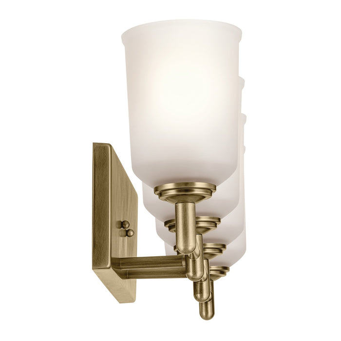 Kichler 45575NBR Four Light Bath, Natural Brass