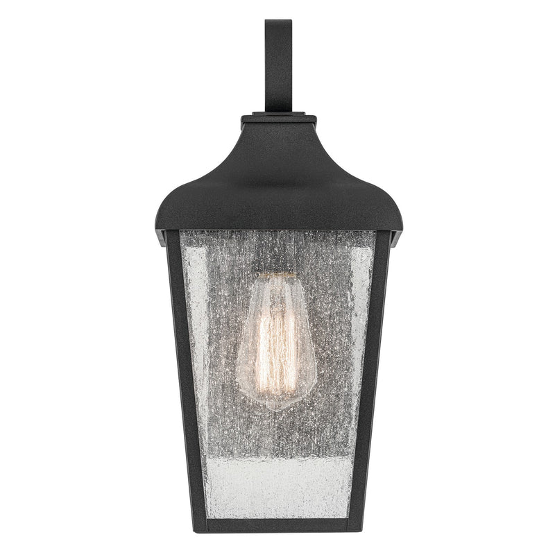 Kichler 49735BKT One Light Outdoor Wall Mount, Textured Black