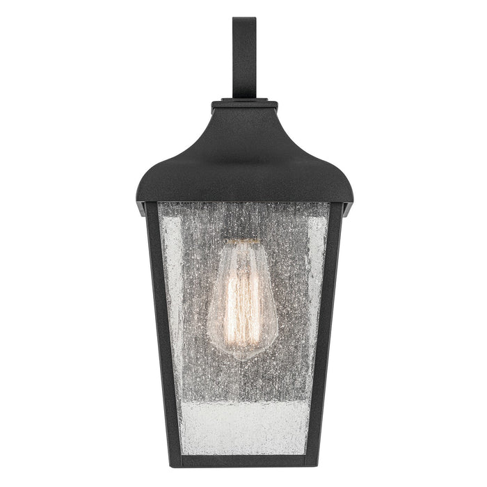 Kichler 49735BKT One Light Outdoor Wall Mount, Textured Black
