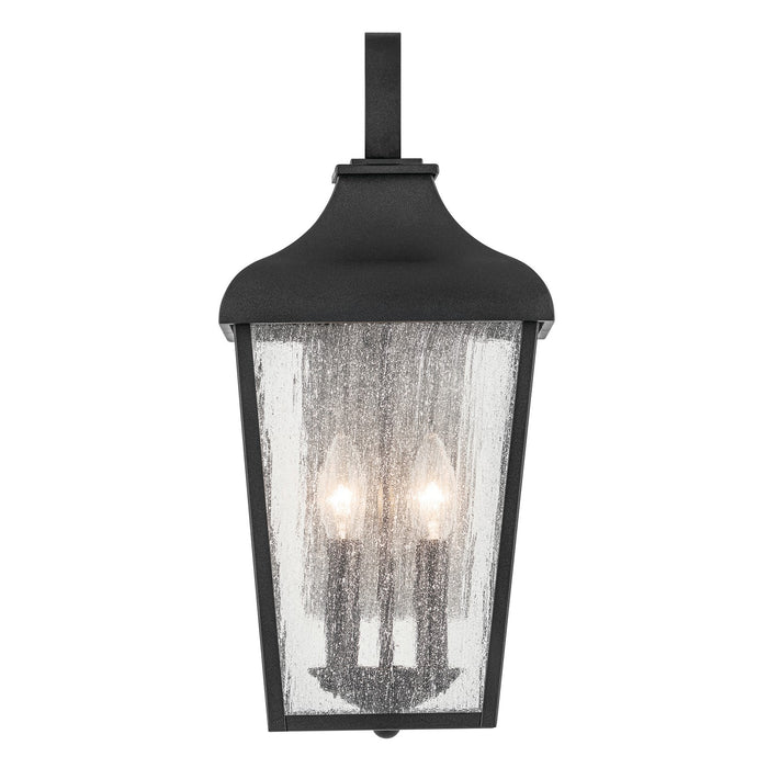 Kichler 49736BKT Two Light Outdoor Wall Mount, Textured Black