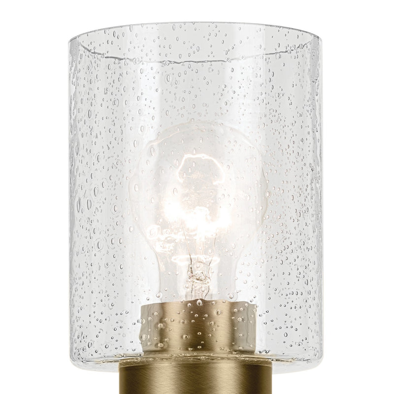 Kichler 45910NBR One Light Wall Sconce, Natural Brass
