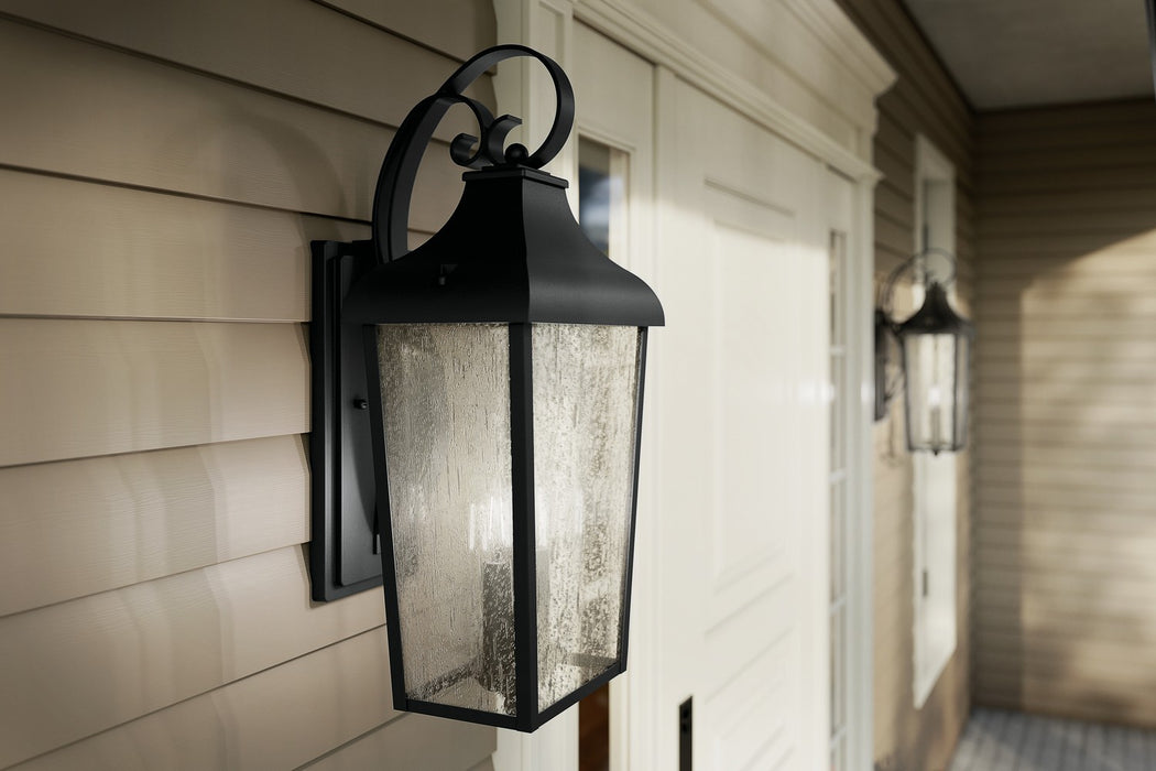 Kichler 49737BKT Two Light Outdoor Wall Mount, Textured Black