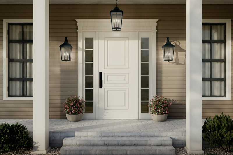 Kichler 49737BKT Two Light Outdoor Wall Mount, Textured Black