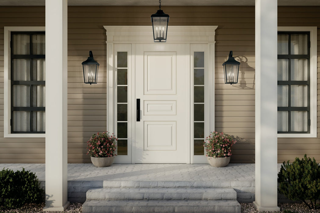 Kichler 49737BKT Two Light Outdoor Wall Mount, Textured Black