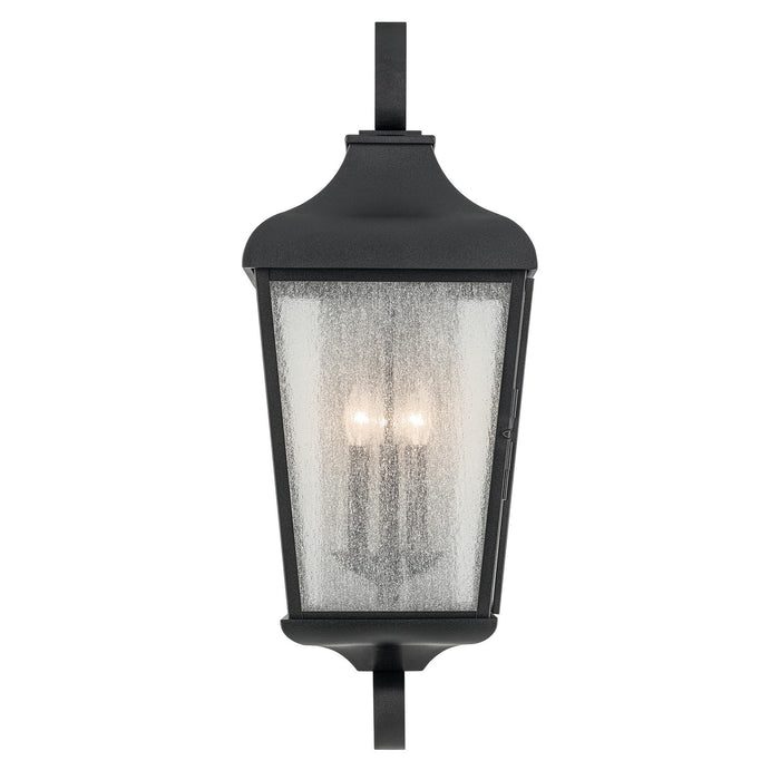 Kichler 49738BKT Three Light Outdoor Wall Mount, Textured Black