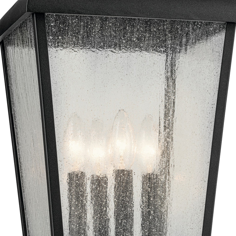 Kichler 49739BKT Four Light Outdoor Post Mount, Textured Black