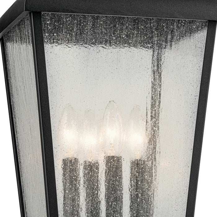 Kichler 49739BKT Four Light Outdoor Post Mount, Textured Black
