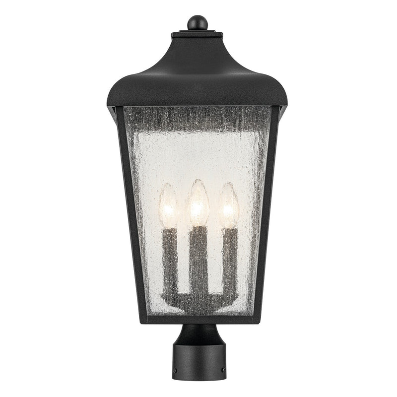 Kichler 49739BKT Four Light Outdoor Post Mount, Textured Black