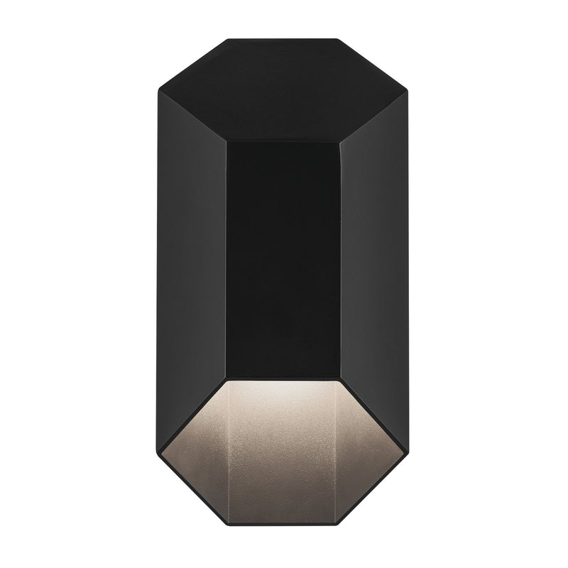 Kichler 49607BKLED LED Outdoor Wall Mount, Black
