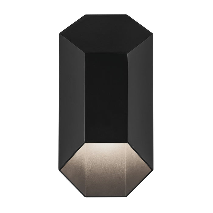 Kichler 49607BKLED LED Outdoor Wall Mount, Black