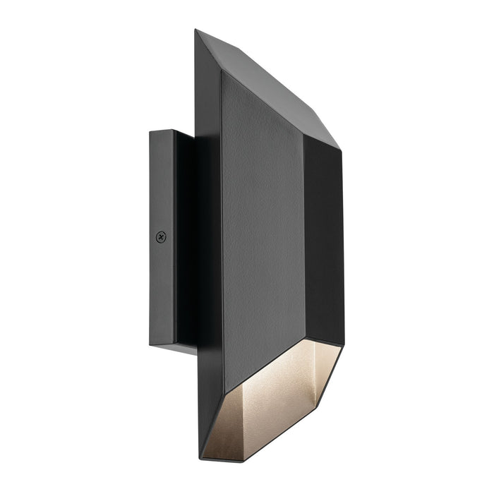 Kichler 49607BKLED LED Outdoor Wall Mount, Black
