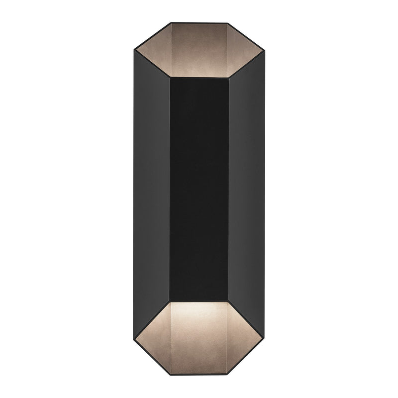 Kichler 49608BKLED LED Outdoor Wall Mount, Black