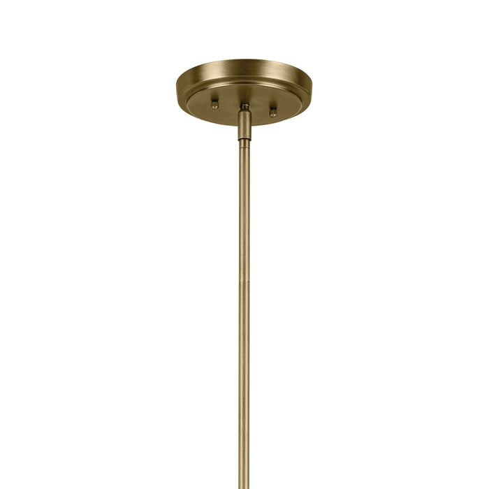 Kichler 44035NBR Eight Light Chandelier, Natural Brass