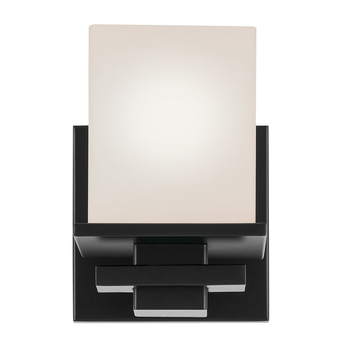 Kichler 45149BK One Light Wall Sconce, Black