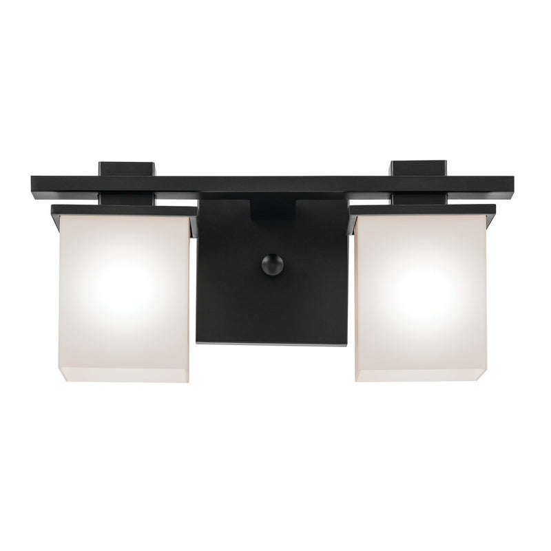 Kichler 45150BK Two Light Bath, Black