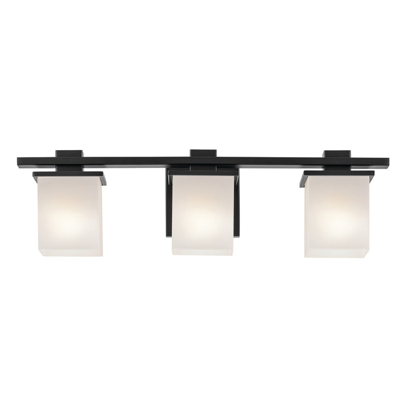Kichler 45151BK Three Light Bath, Black