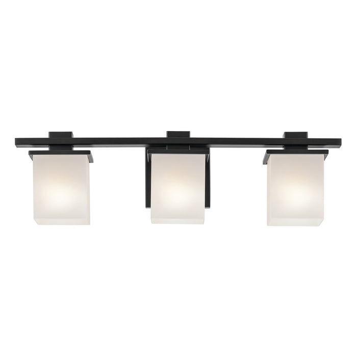 Kichler 45151BK Three Light Bath, Black