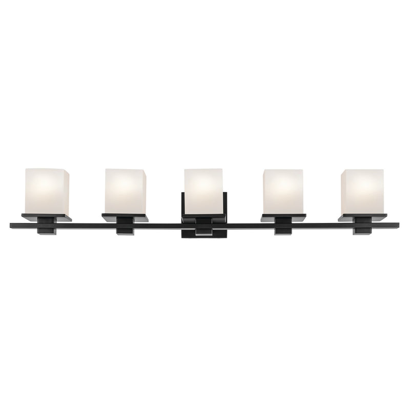 Kichler 45193BK Five Light Bath, Black