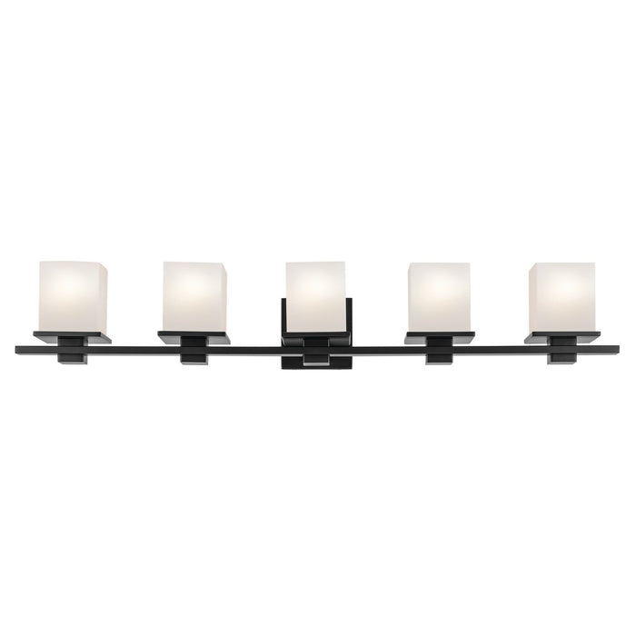 Kichler 45193BK Five Light Bath, Black