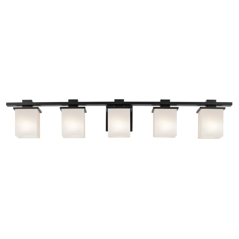 Kichler 45193BK Five Light Bath, Black