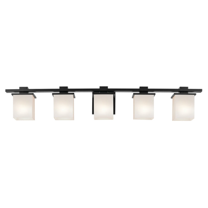 Kichler 45193BK Five Light Bath, Black