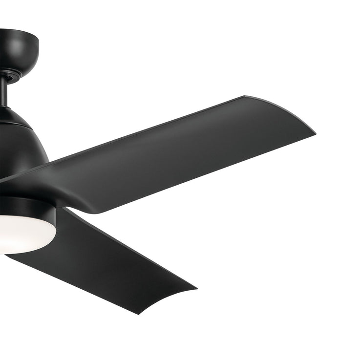Kichler 310254SBK 54" Ceiling Fan, Satin Black