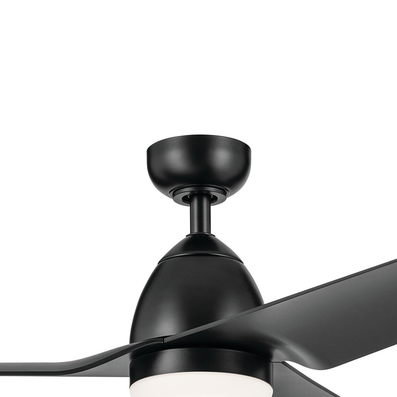 Kichler 310254SBK 54" Ceiling Fan, Satin Black