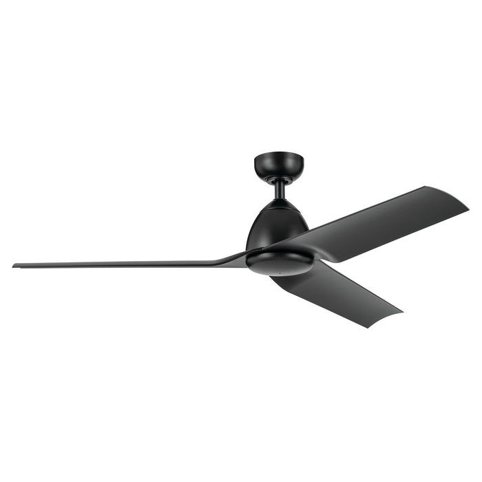 Kichler 310254SBK 54" Ceiling Fan, Satin Black