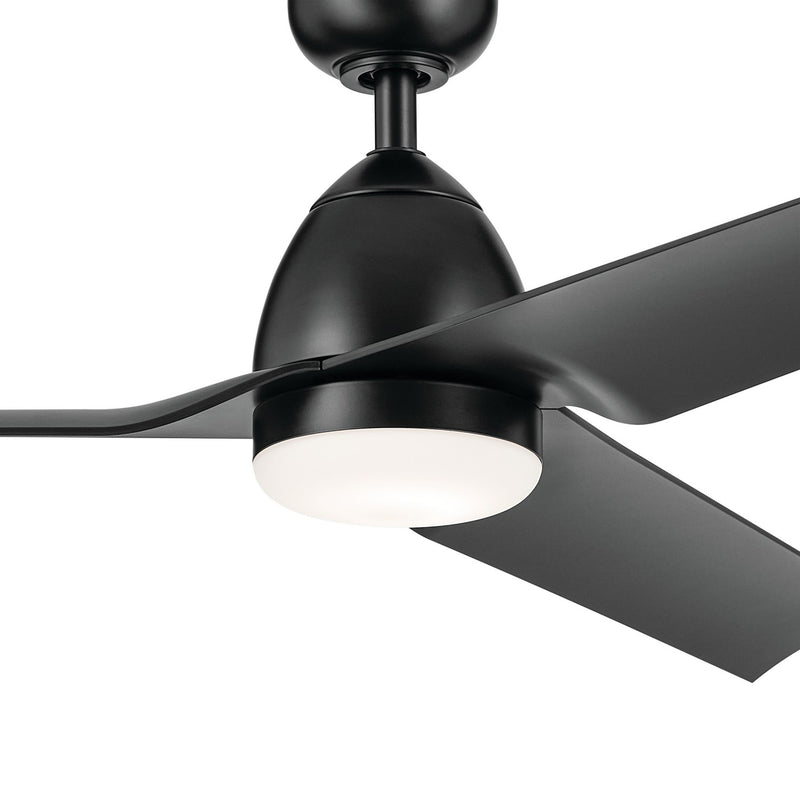 Kichler 310254SBK 54" Ceiling Fan, Satin Black