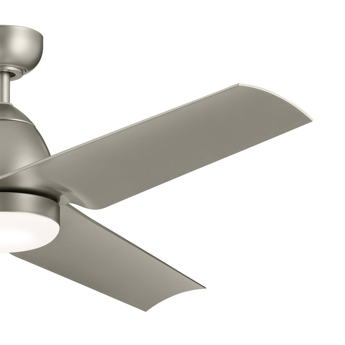 Kichler 310254NI 54" Ceiling Fan, Painted Brushed Nickel
