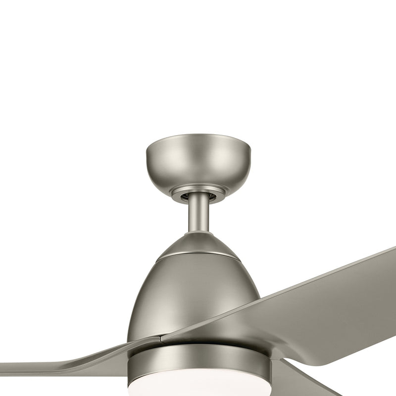 Kichler 310254NI 54" Ceiling Fan, Painted Brushed Nickel