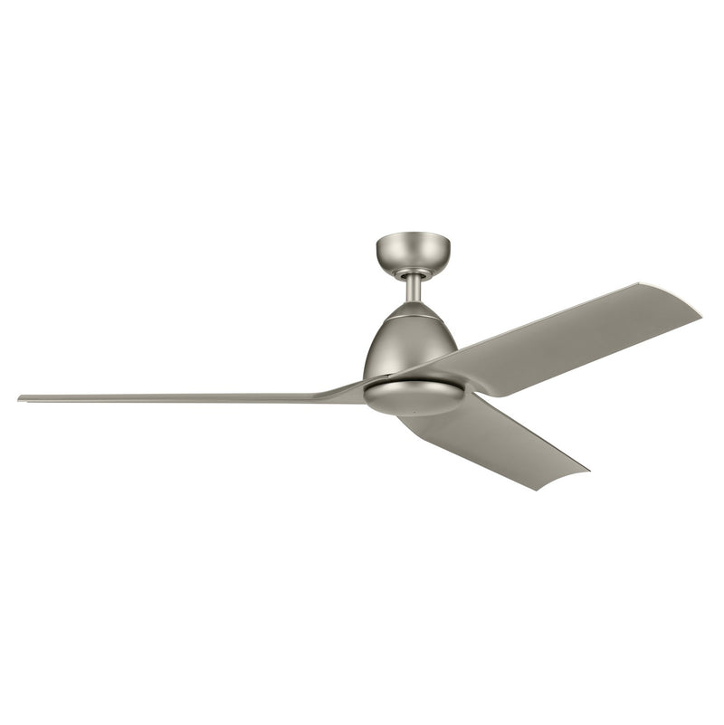 Kichler 310254NI 54" Ceiling Fan, Painted Brushed Nickel
