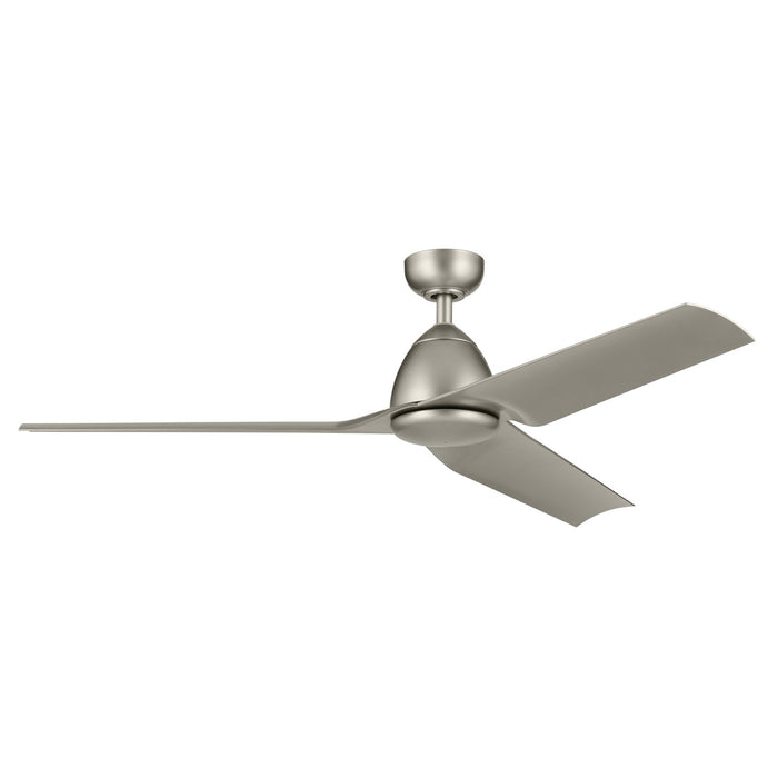 Kichler 310254NI 54" Ceiling Fan, Painted Brushed Nickel