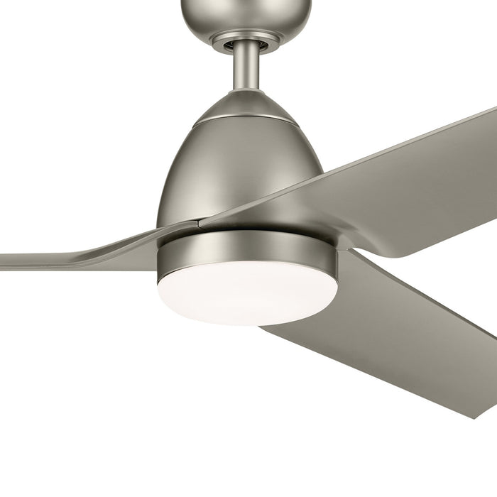 Kichler 310254NI 54" Ceiling Fan, Painted Brushed Nickel