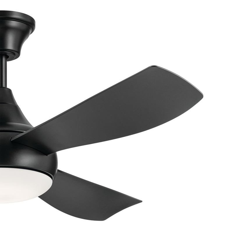 Kichler 310354SBK 54" Ceiling Fan, Satin Black