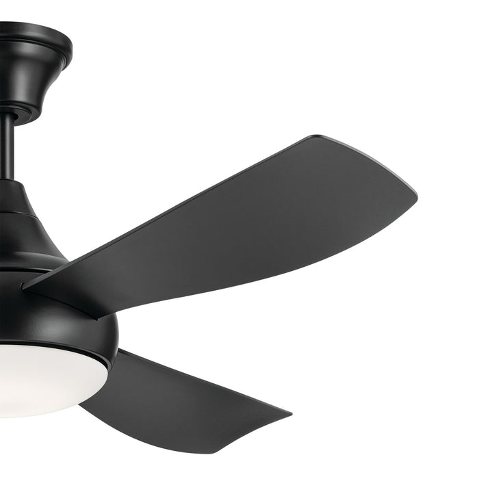 Kichler 310354SBK 54" Ceiling Fan, Satin Black