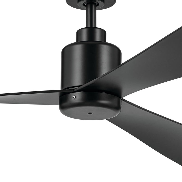 Kichler 310452SBK 52" Ceiling Fan, Satin Black