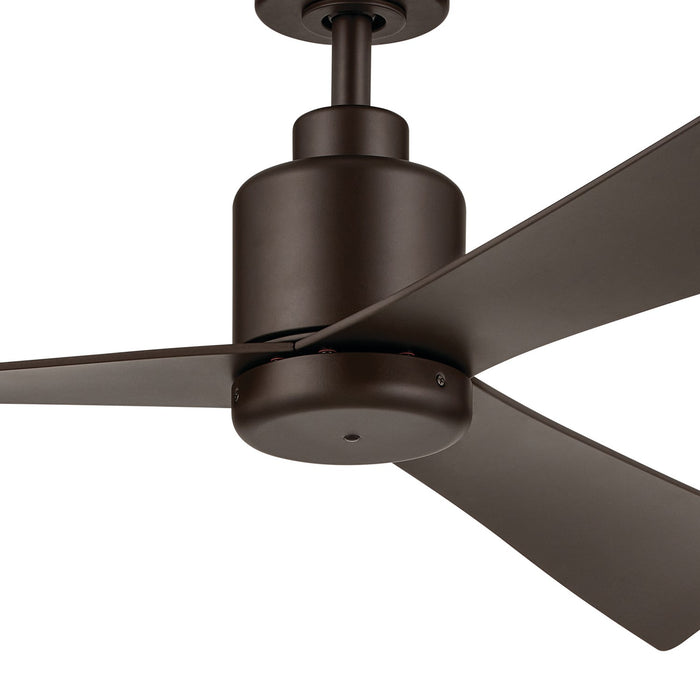 Kichler 310452SNB 52" Ceiling Fan, Satin Natural Bronze