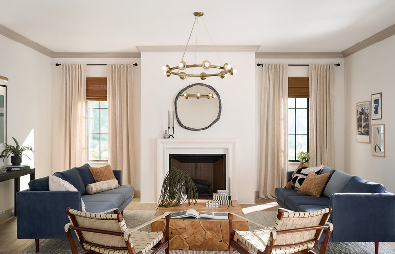 Kichler 52642CPZ Nine Light Chandelier, Champagne Bronze (Display - Final Sale)