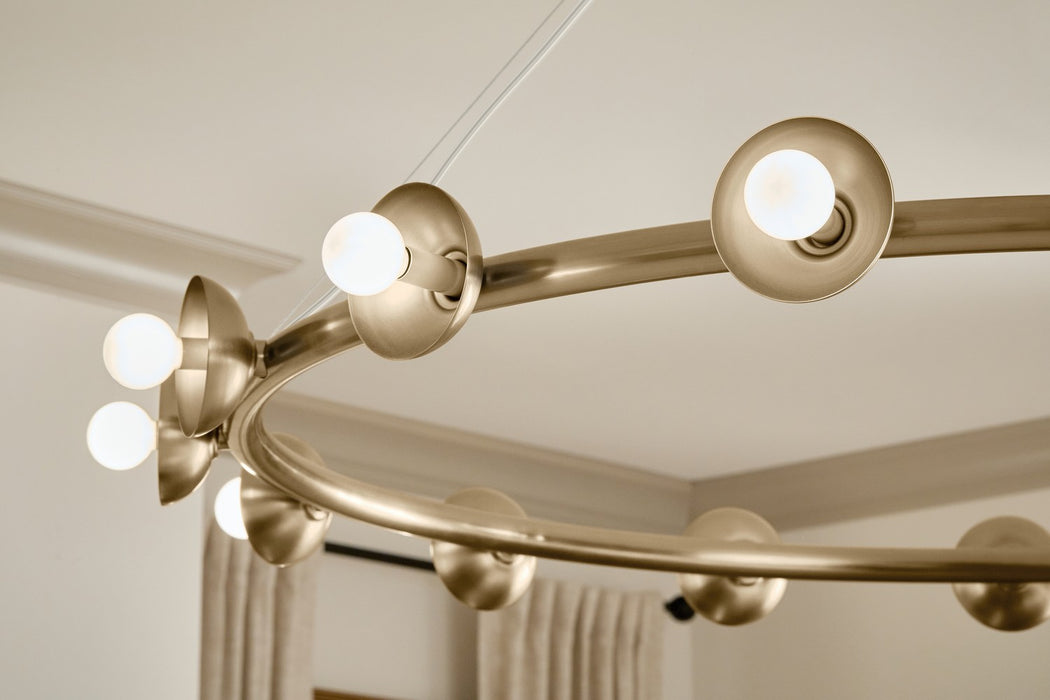 Kichler 52644CPZ 15 Light Chandelier, Champagne Bronze