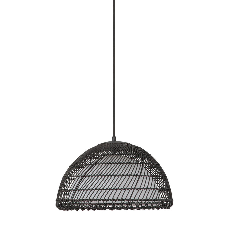 Alora PD631416MBOP One Light Pendant, Matte Black/Opal