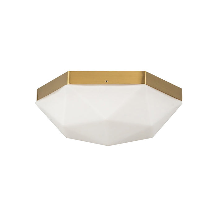 Alora FM424512BGOP Two Light Flush Mount, Brushed Gold/Opal Glass