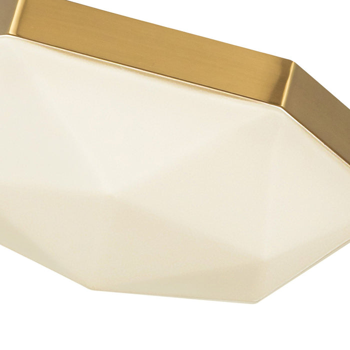 Alora FM424512BGOP Two Light Flush Mount, Brushed Gold/Opal Glass