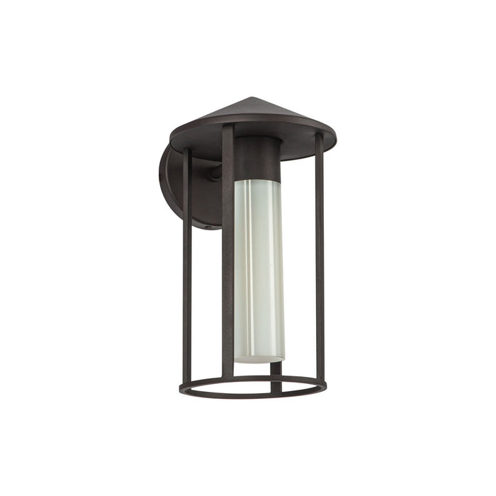 Alora EW526312BZGO One Light Exterior Wall Mount, Bronze/Glossy Opal Glass