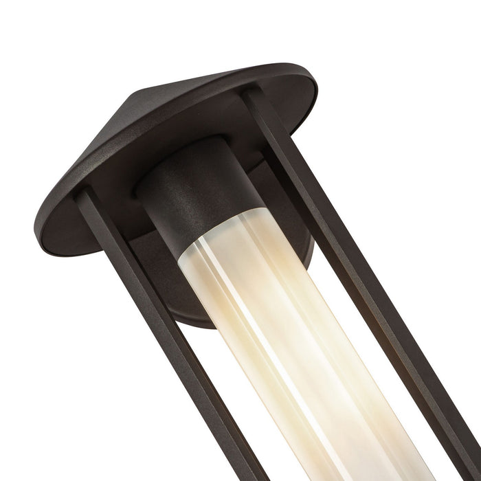 Alora EW526312BZGO One Light Exterior Wall Mount, Bronze/Glossy Opal Glass
