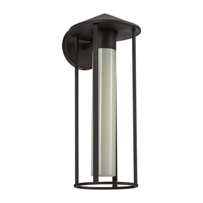 Alora EW526318BZGO One Light Exterior Wall Mount, Bronze/Glossy Opal Glass