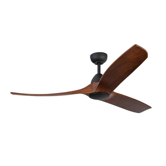 Kuzco Lighting CF77860-MB/DW 60" Ceiling Fan, Matte Black/Dark Walnut