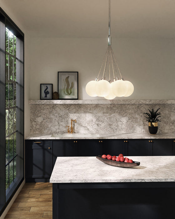 Kuzco Lighting CH3117-OP LED Chandelier, Opal Glass
