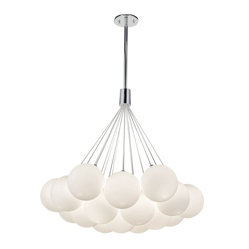 Kuzco Lighting CH3128-OP LED Chandelier, Opal Glass