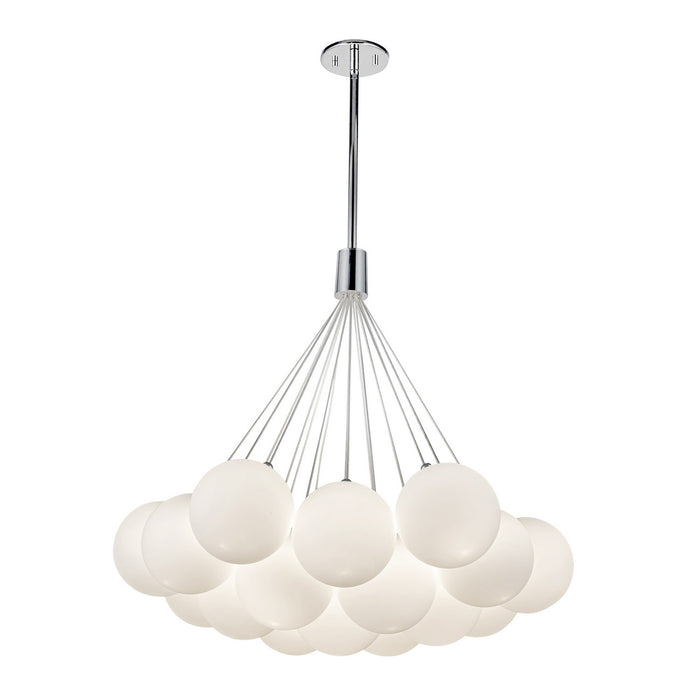 Kuzco Lighting CH3128-OP LED Chandelier, Opal Glass